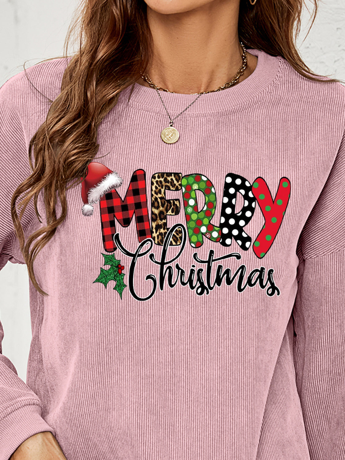 MERRY CHRISTMAS Graphic Sweatshirt BLUE ZONE PLANET