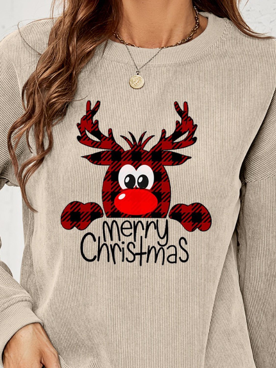 MERRY CHRISTMAS Graphic Sweatshirt BLUE ZONE PLANET