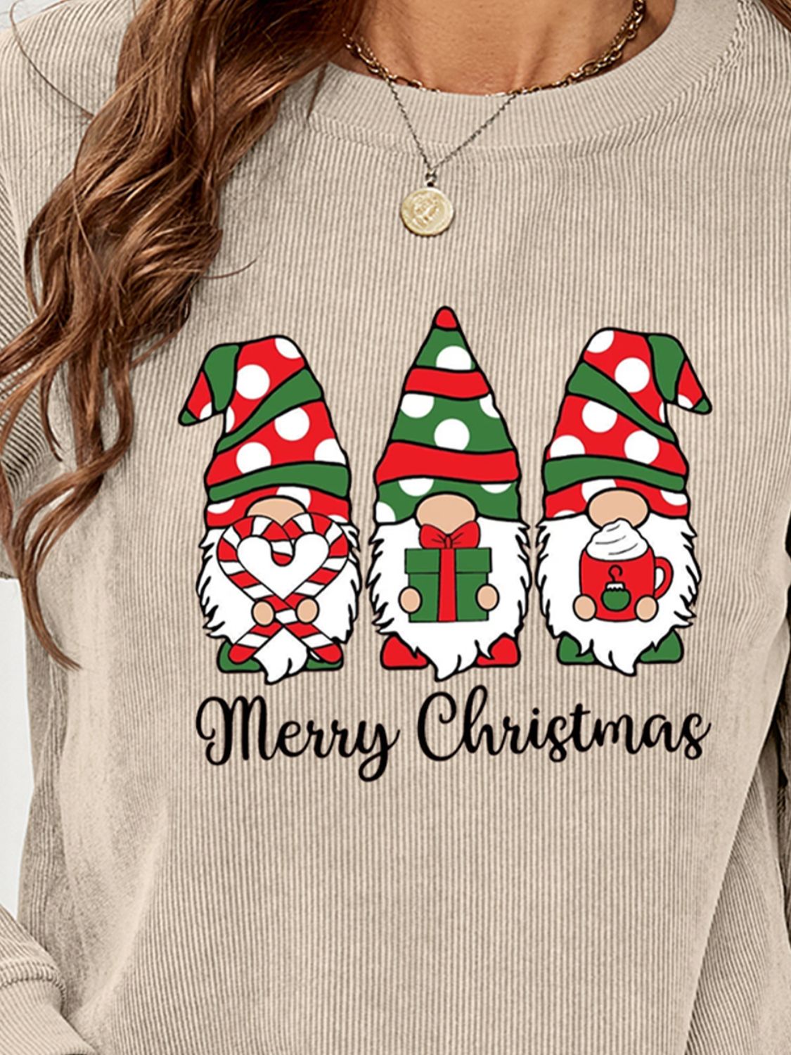MERRY CHRISTMAS Graphic Sweatshirt BLUE ZONE PLANET
