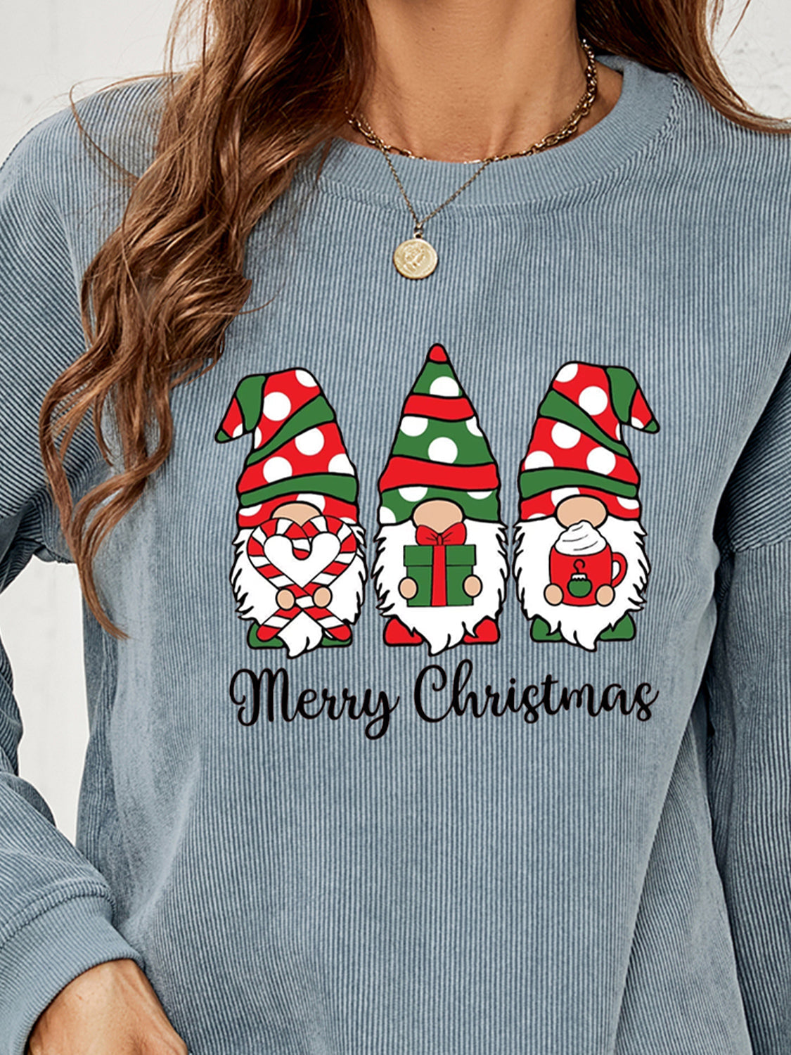 MERRY CHRISTMAS Graphic Sweatshirt BLUE ZONE PLANET
