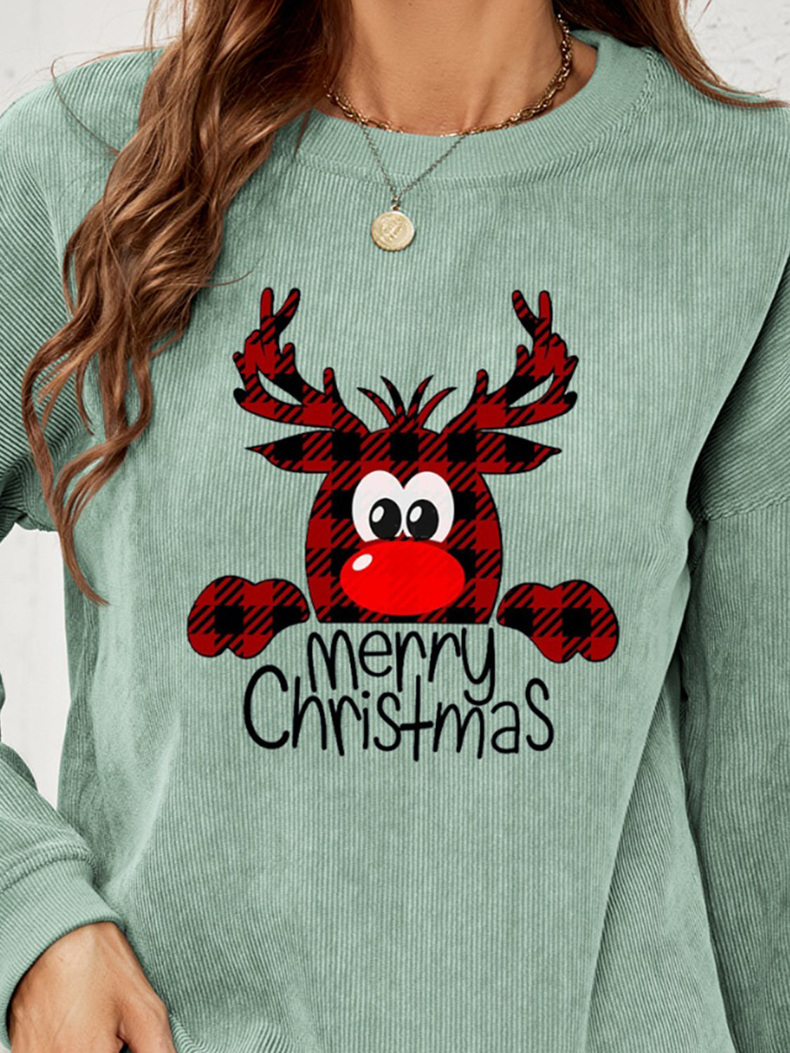 MERRY CHRISTMAS Graphic Sweatshirt BLUE ZONE PLANET
