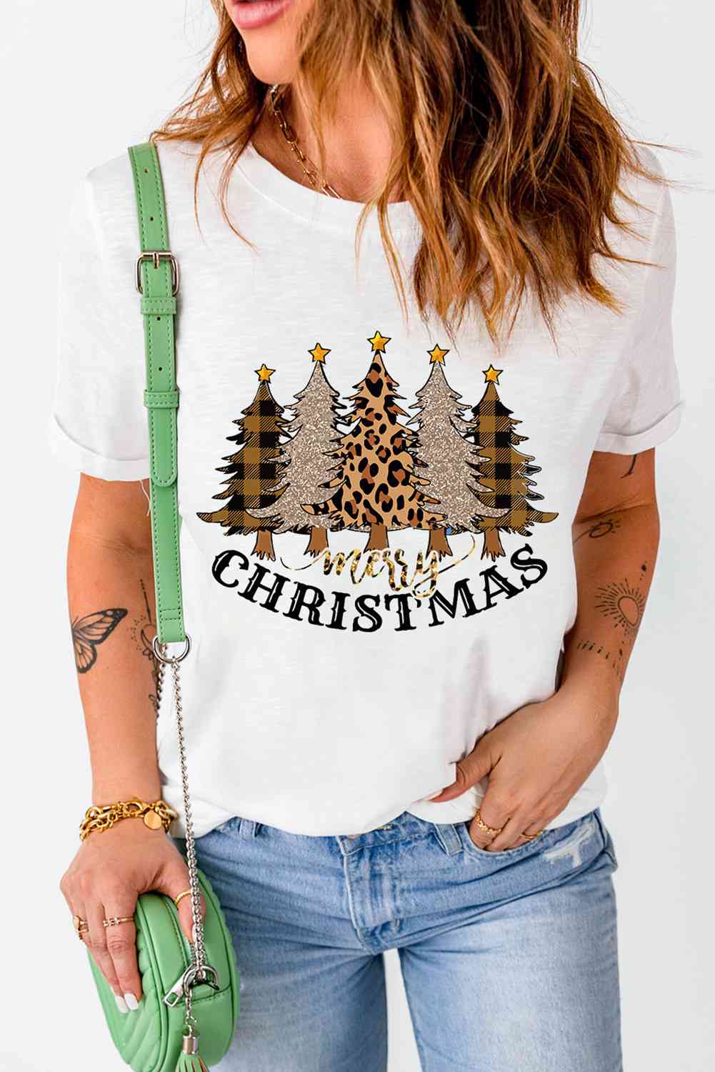 MERRY CHRISTMAS Graphic T-Shirt BLUE ZONE PLANET