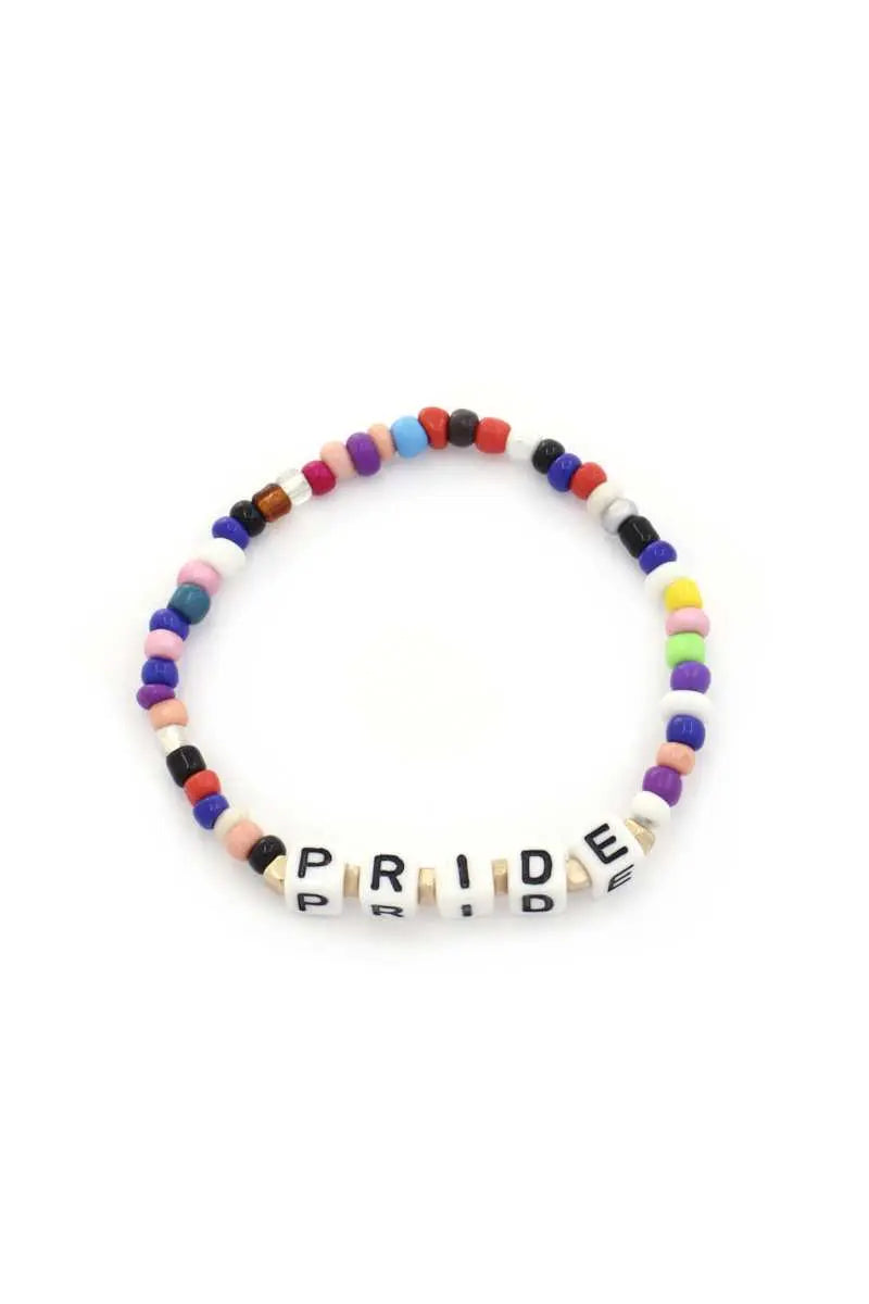Mama Quote Beaded Stretch Bracelet Blue Zone Planet