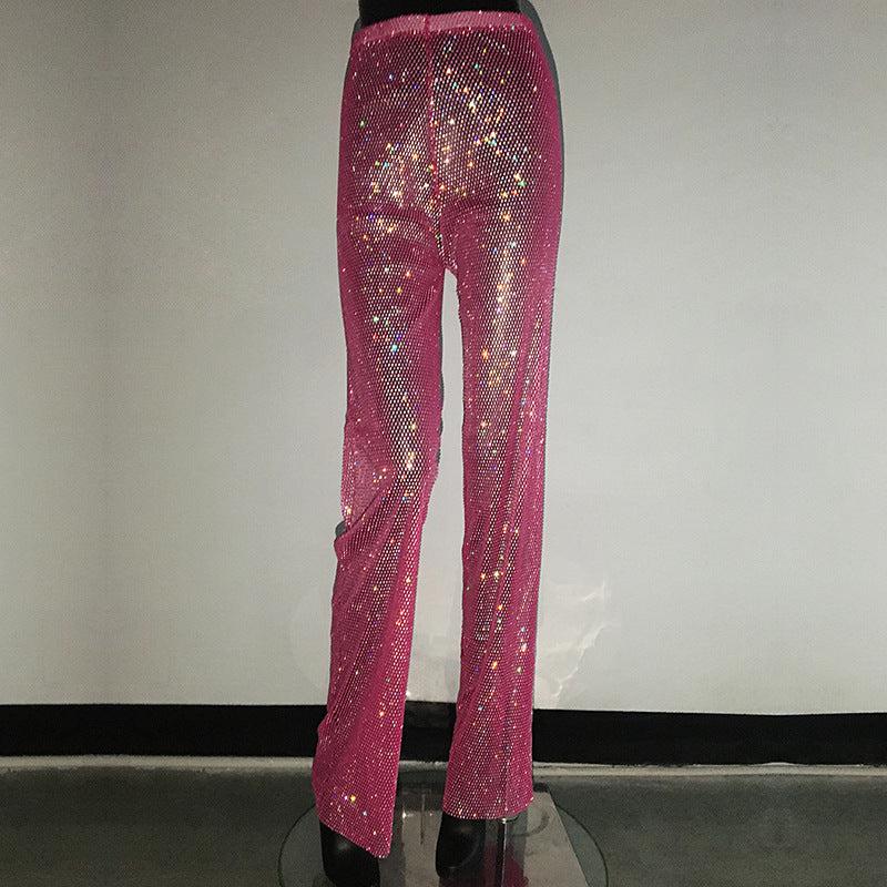Mesh Diamond Fishnet Pants iYoowe DropShipping