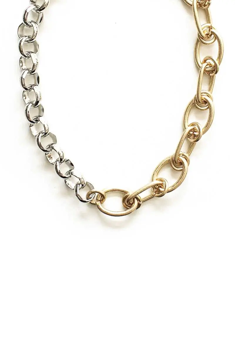 Metal 2 Style Necklace Blue Zone Planet