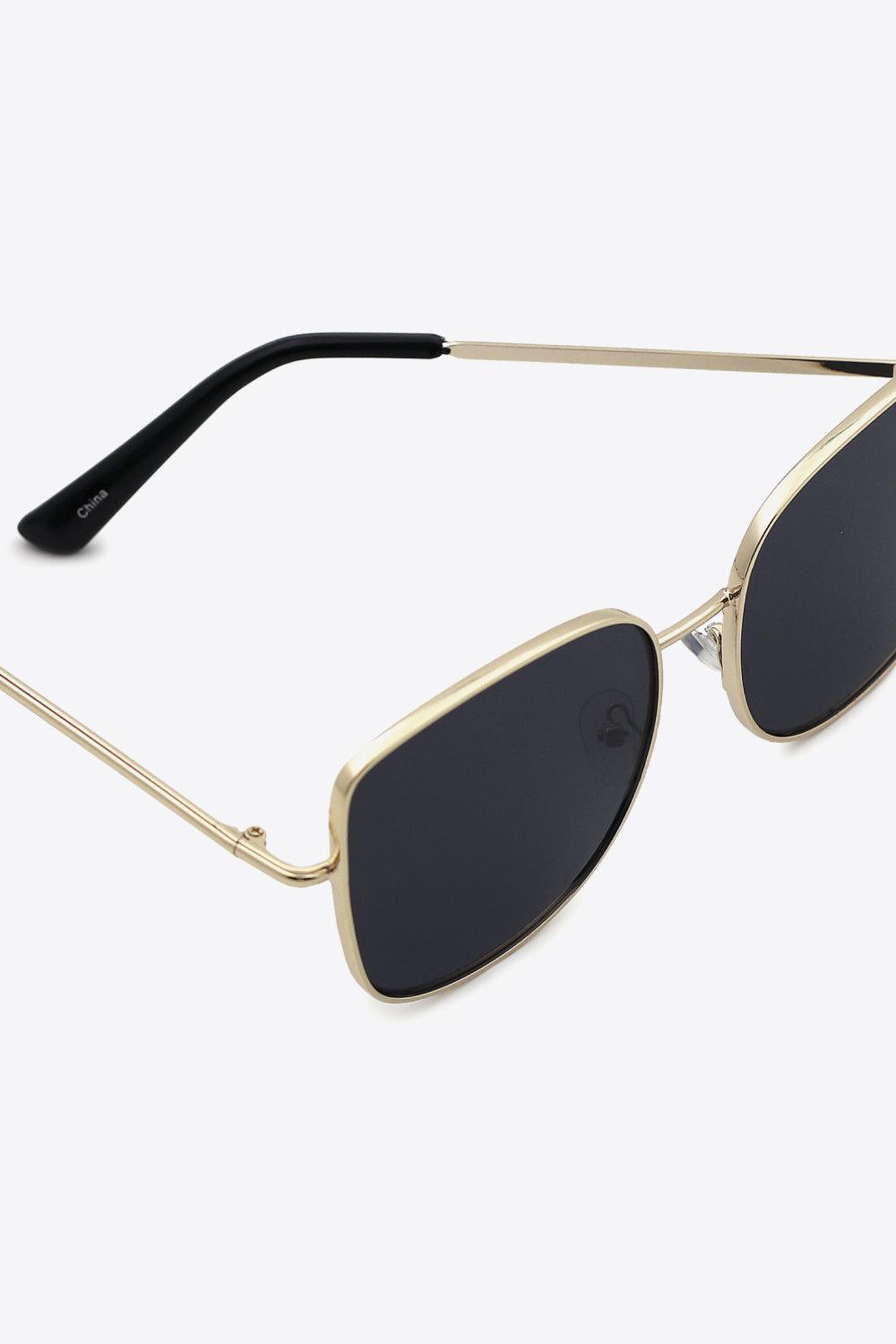 Metal Frame Wayfarer Sunglasses BLUE ZONE PLANET