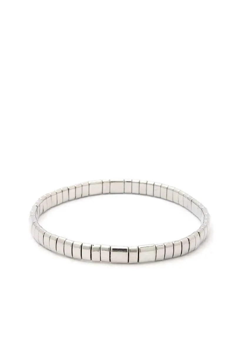 Metal Stretch Bracelet Blue Zone Planet