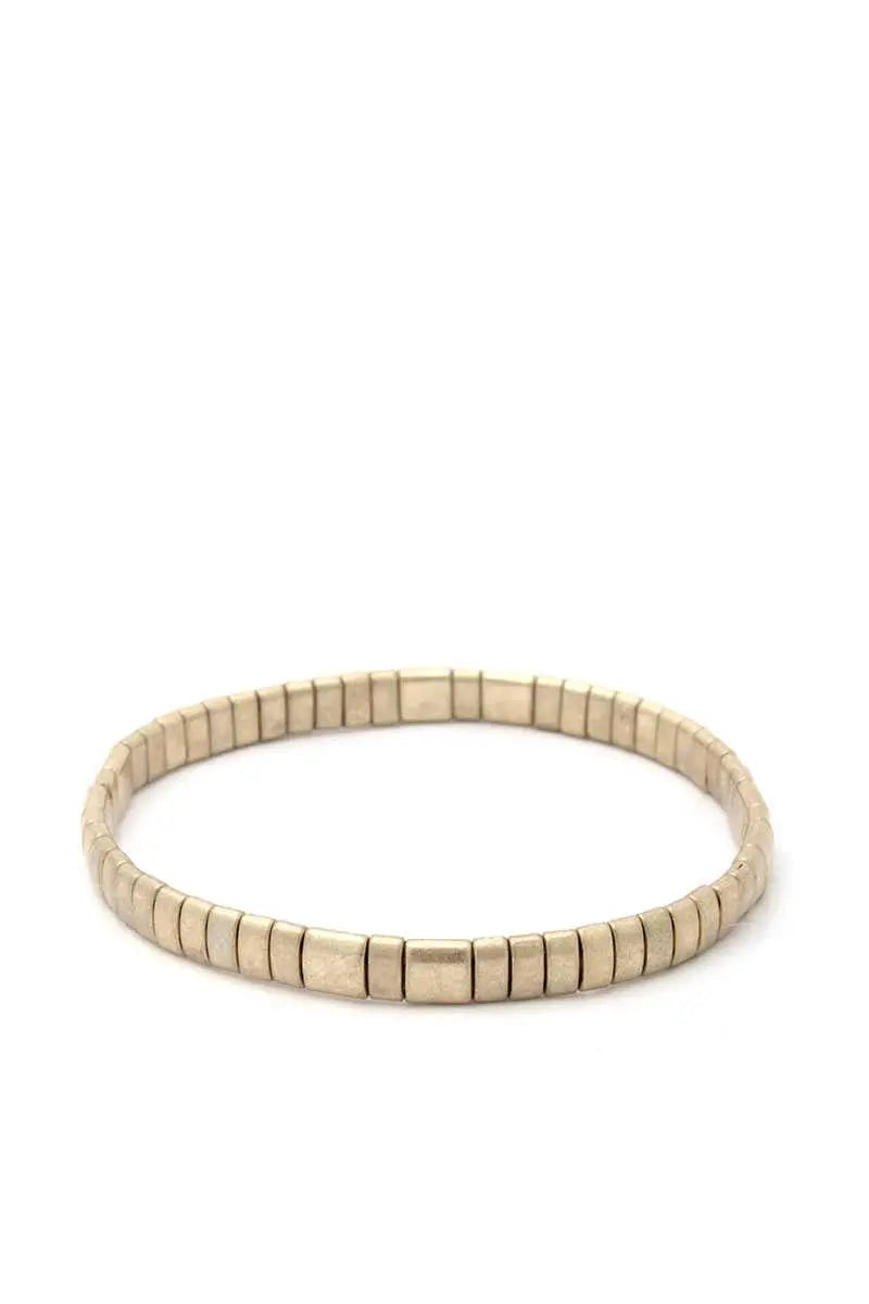Metal Stretch Bracelet Blue Zone Planet