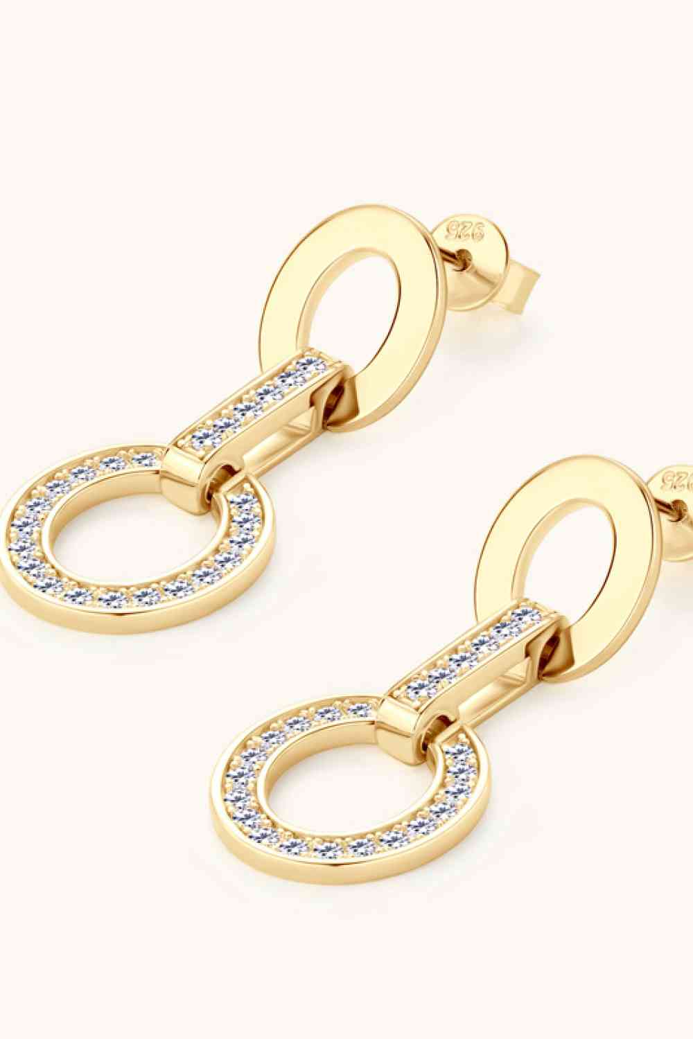 Moissanite 925 Sterling Silver Earrings BLUE ZONE PLANET