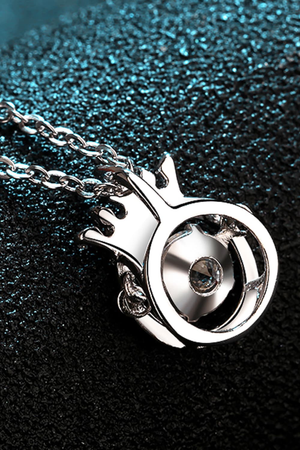 Moissanite 925 Sterling Silver Necklace BLUE ZONE PLANET