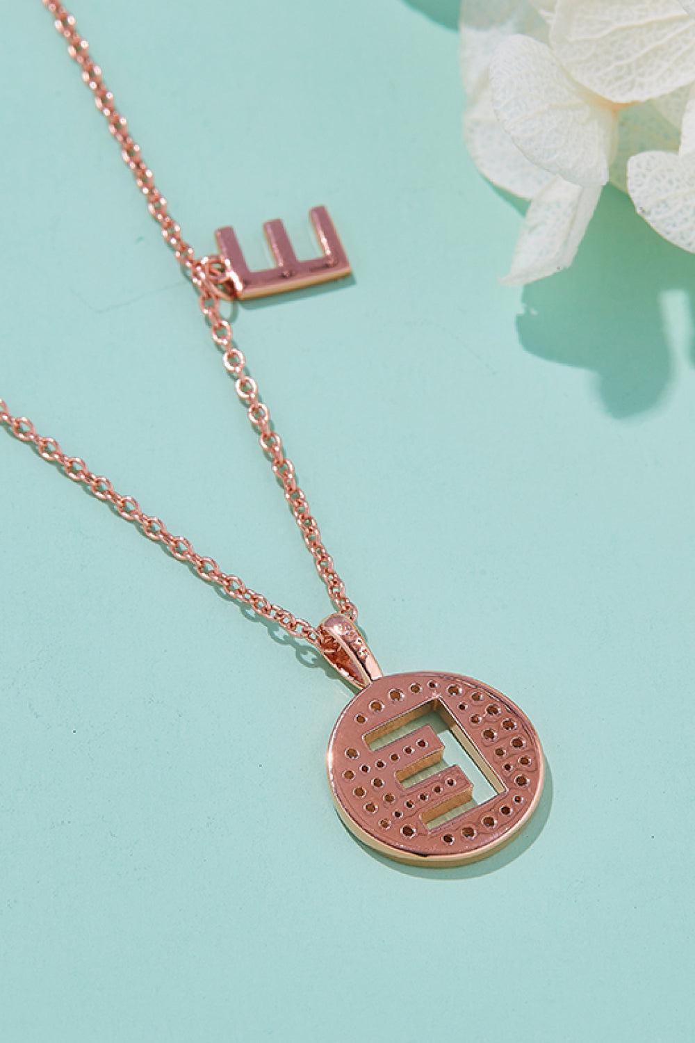 Moissanite A to J Pendant Necklace BLUE ZONE PLANET