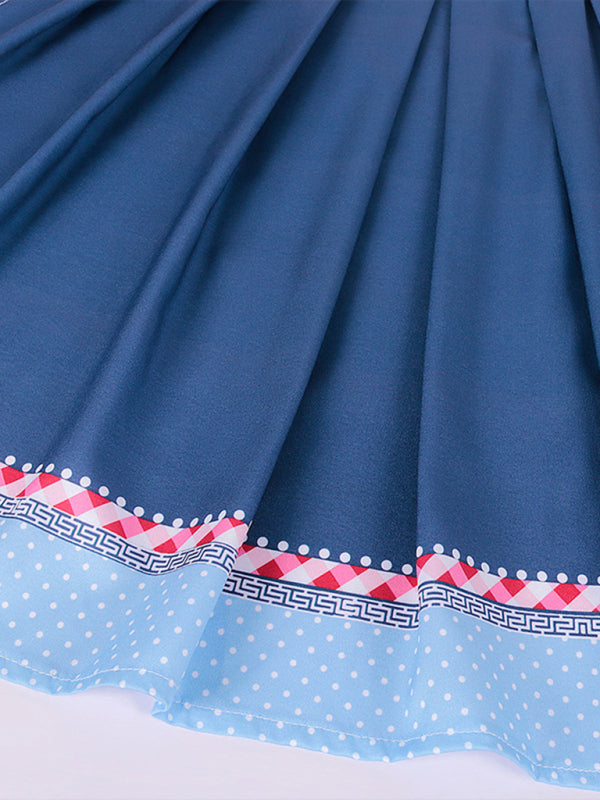 Munich Oktoberfest Bavarian maid outfit German literary retro dress BLUE ZONE PLANET