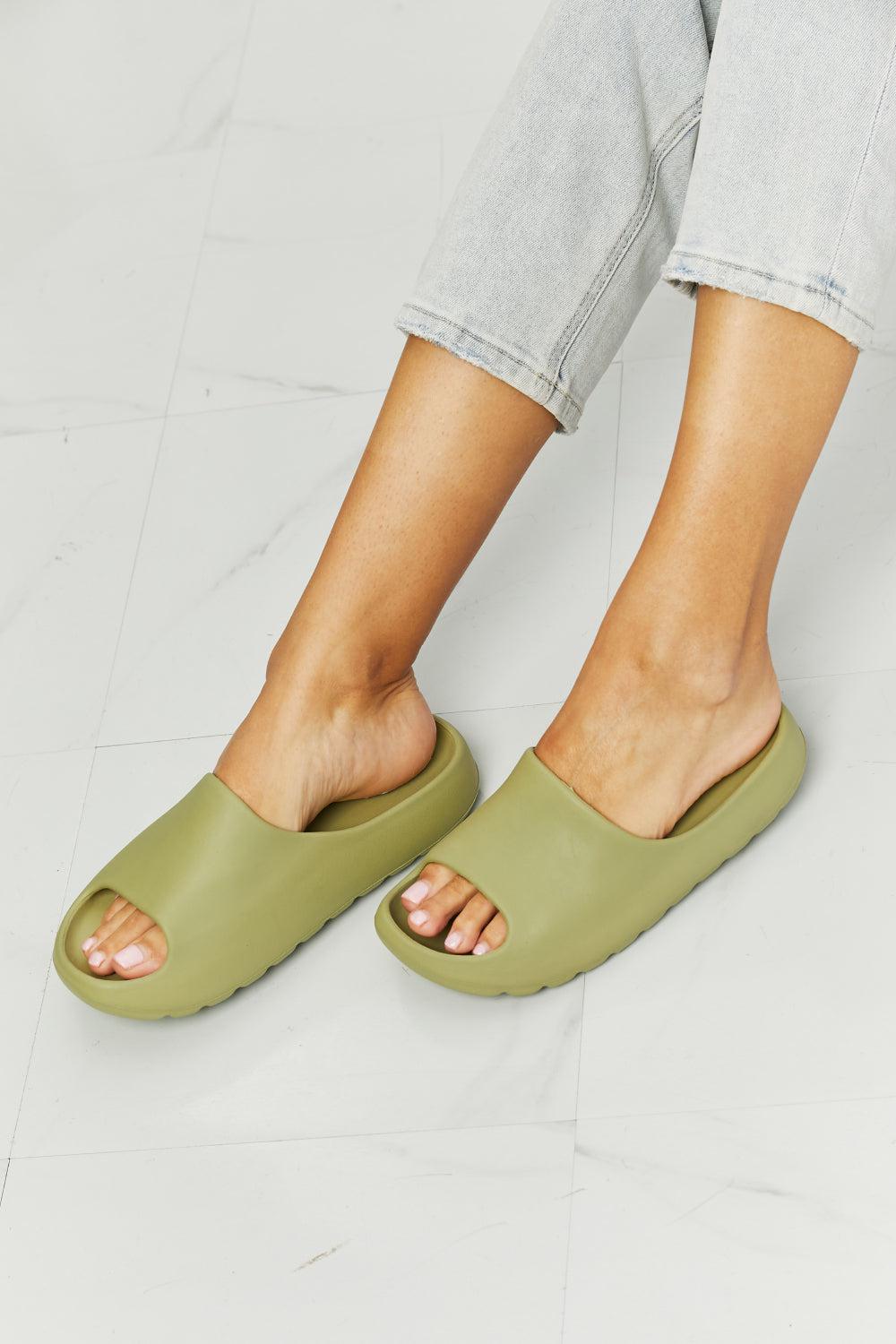 NOOK JOI In My Comfort Zone Slides in Green BLUE ZONE PLANET