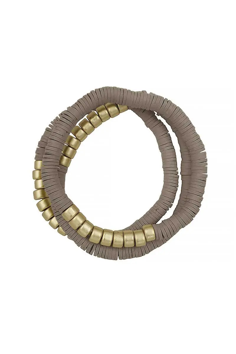 Nature Bead Stretch Multi Bracelet Blue Zone Planet