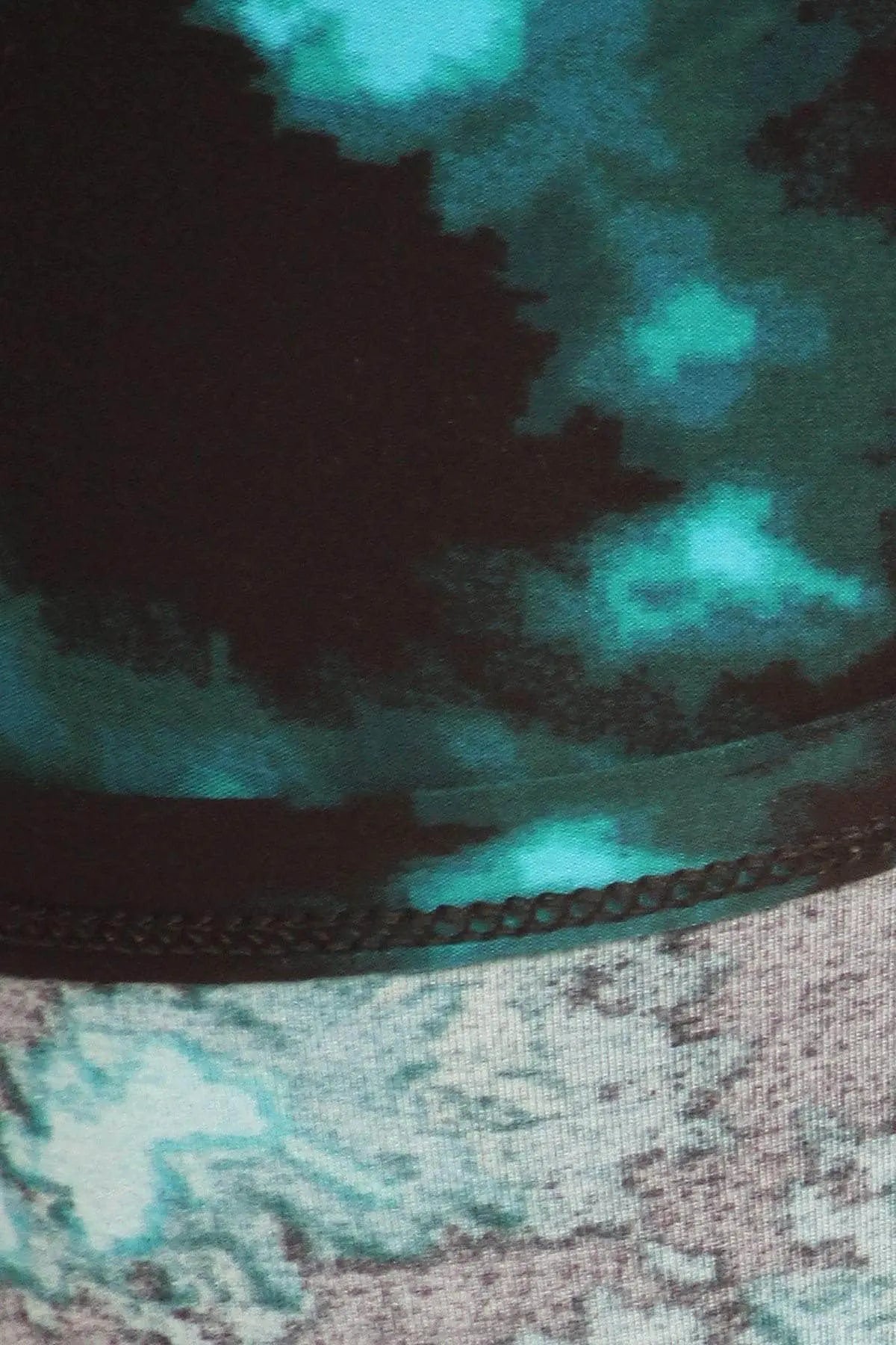 Neon Green Tie-Dye Yoga Leggings Blue Zone Planet