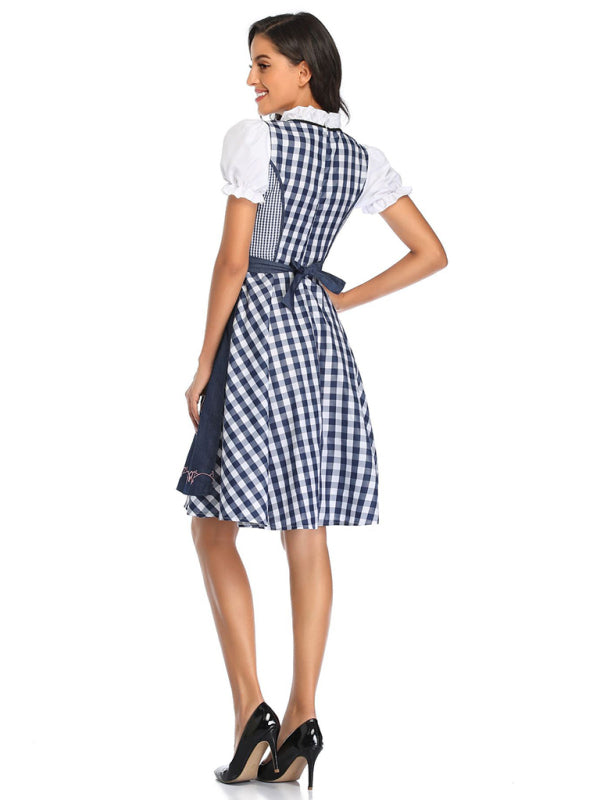 New German Oktoberfest Dress Maid Costume BLUE ZONE PLANET