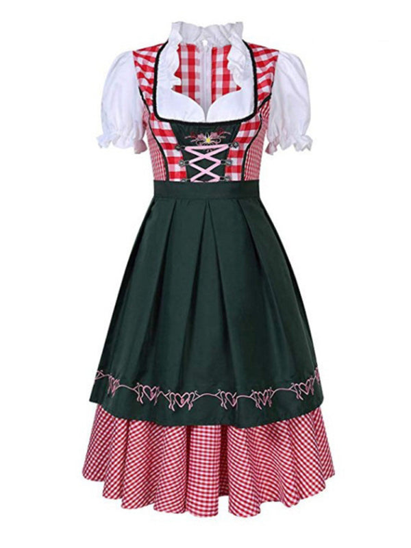 New German Oktoberfest Dress Maid Costume BLUE ZONE PLANET