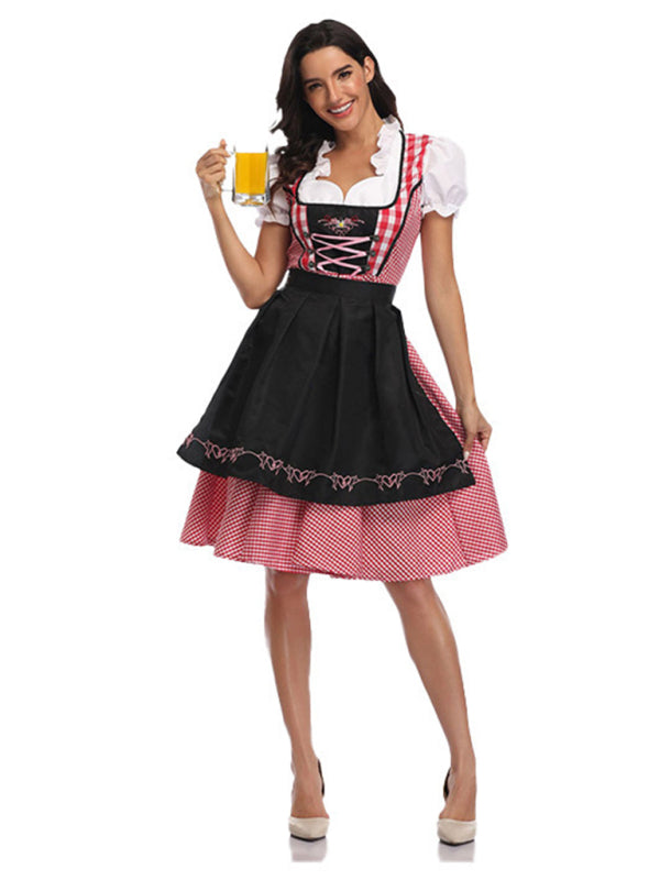 New German Oktoberfest Dress Maid Costume BLUE ZONE PLANET
