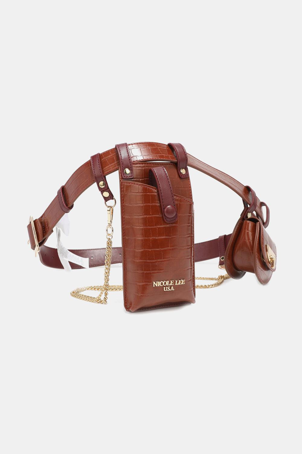 Nicole Lee USA Aurelia Belt Bag BLUE ZONE PLANET