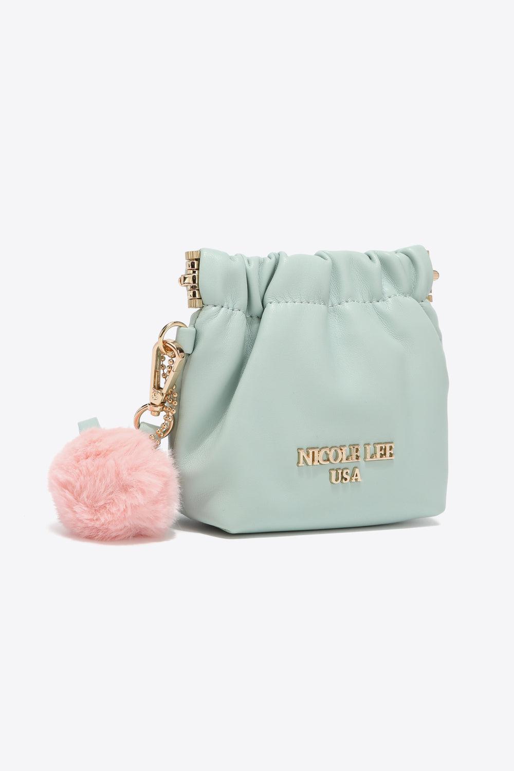 Nicole Lee USA Faux Leather Pouch BLUE ZONE PLANET