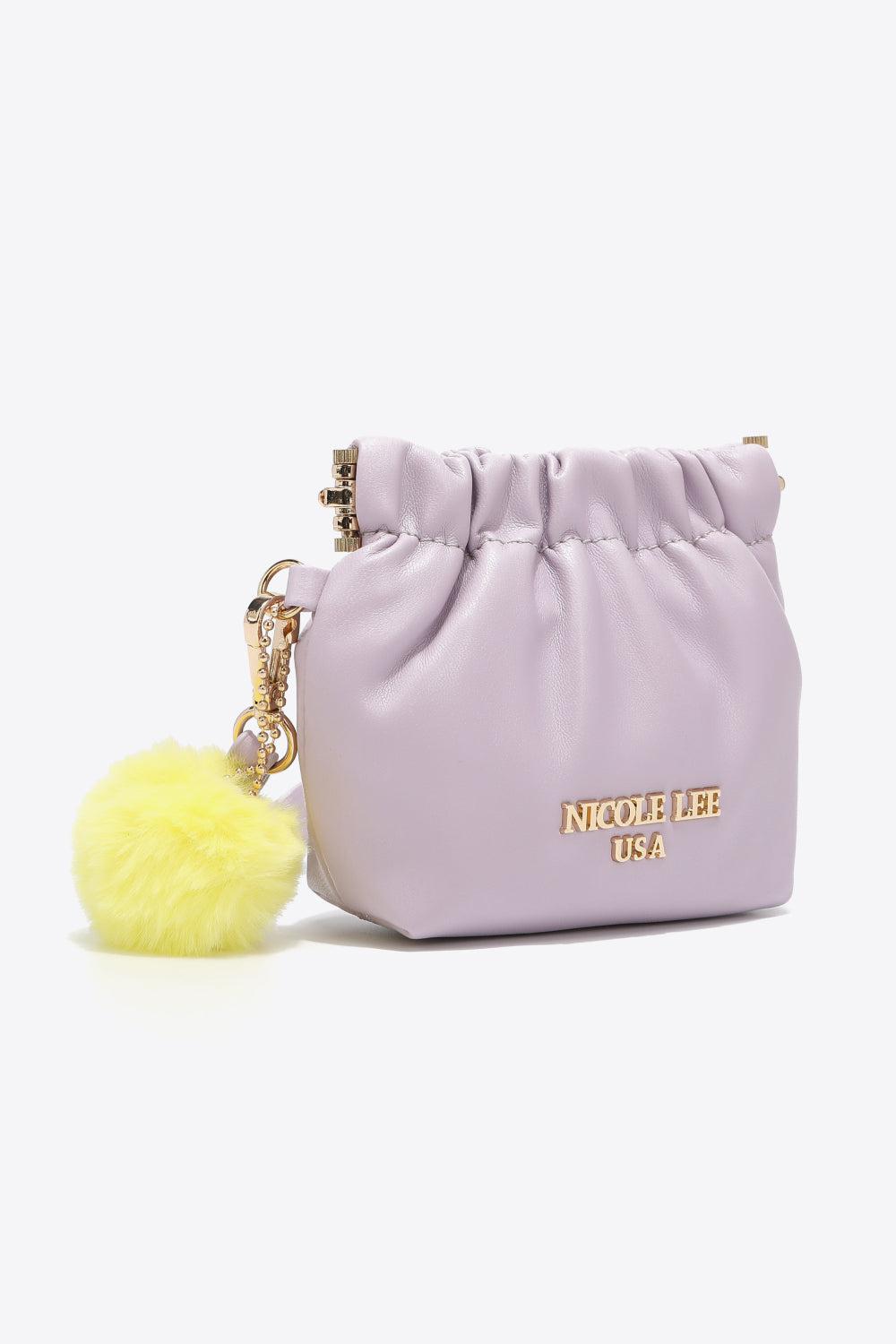 Nicole Lee USA Faux Leather Pouch BLUE ZONE PLANET