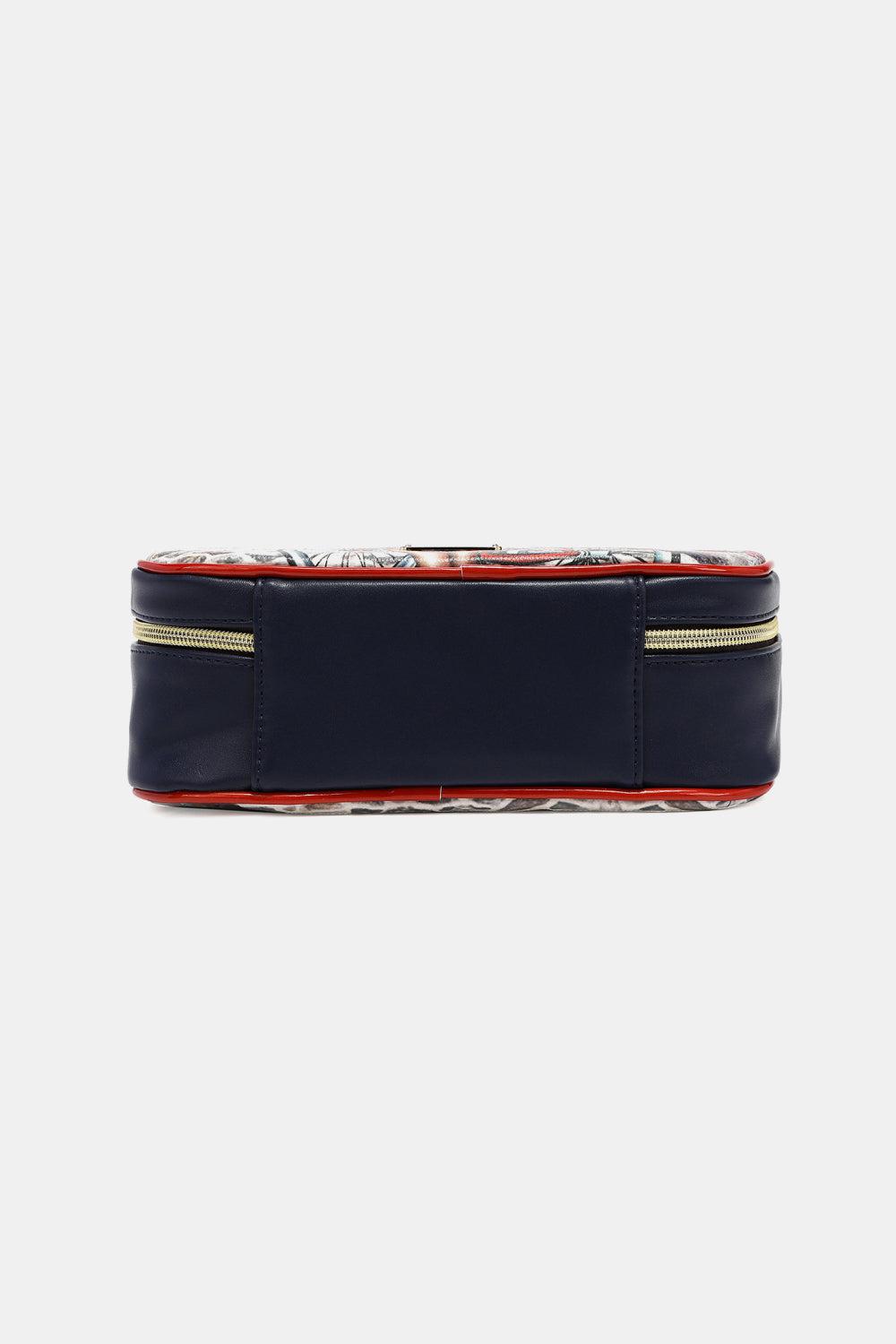 Nicole Lee USA Printed Handbag with Three Pouches BLUE ZONE PLANET