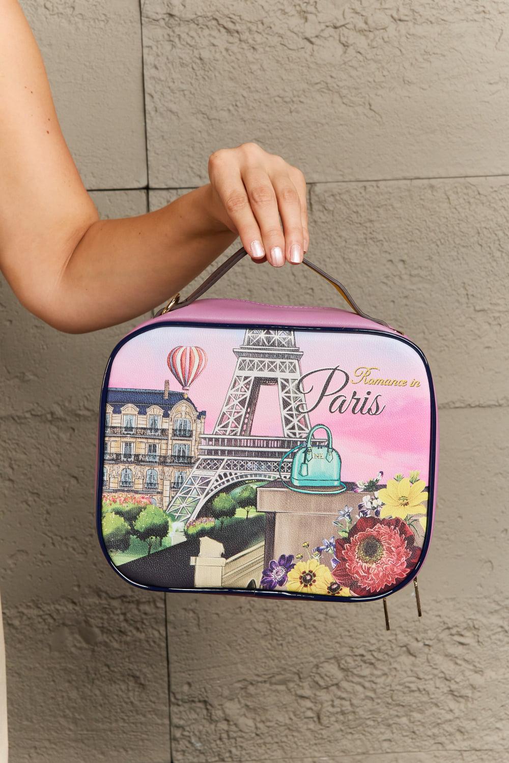 Nicole Lee USA Printed Handbag with Three Pouches BLUE ZONE PLANET