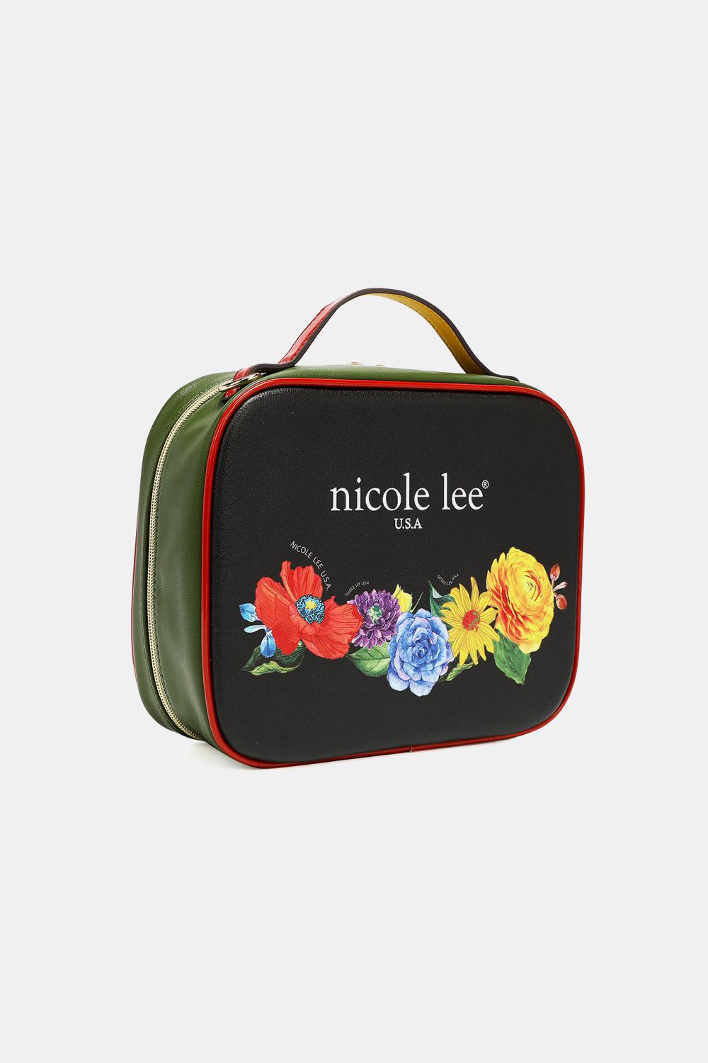 Nicole Lee USA Printed Handbag with Three Pouches BLUE ZONE PLANET