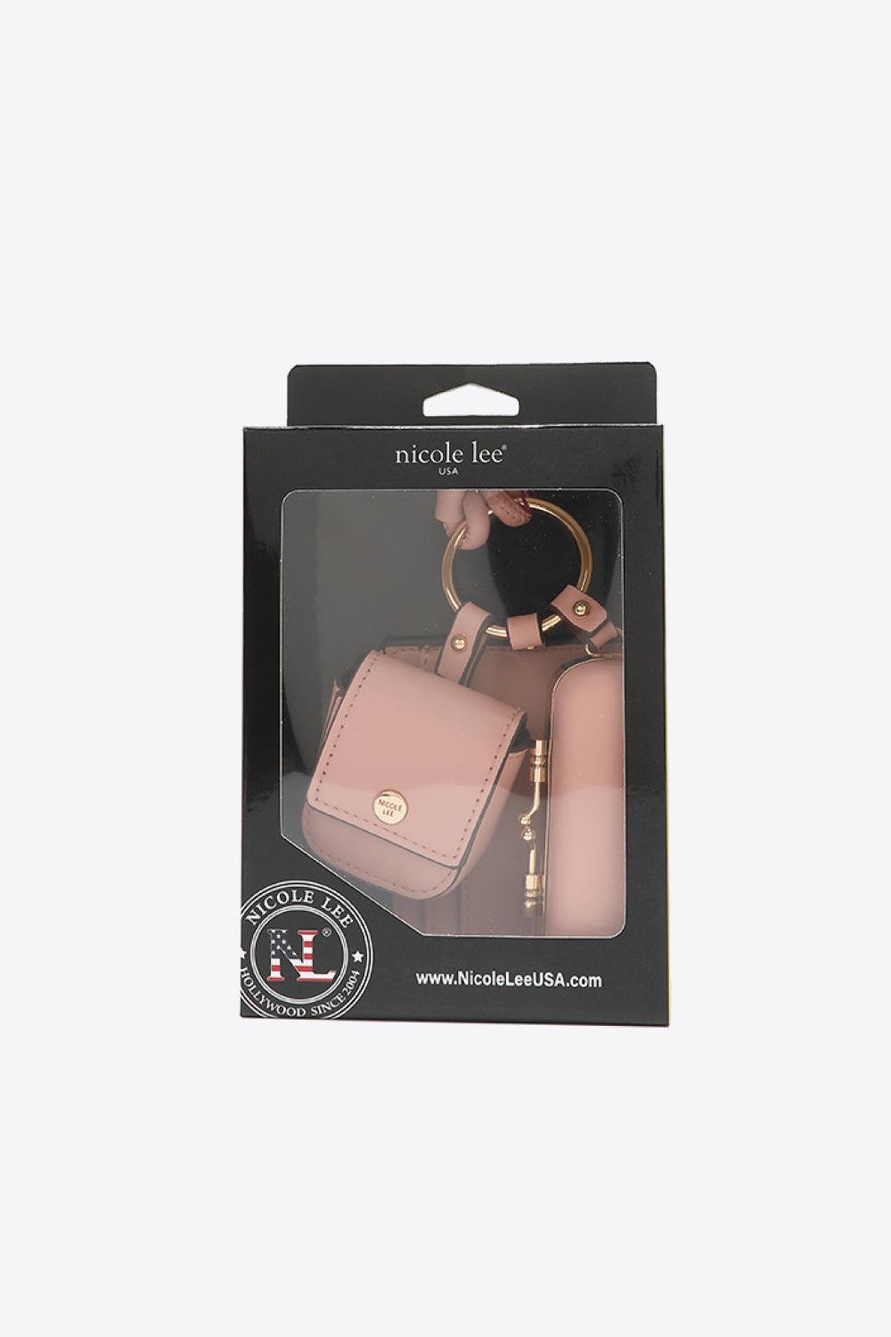 Nicole Lee USA Vegan Leather 3-Piece Lanyard Set BLUE ZONE PLANET