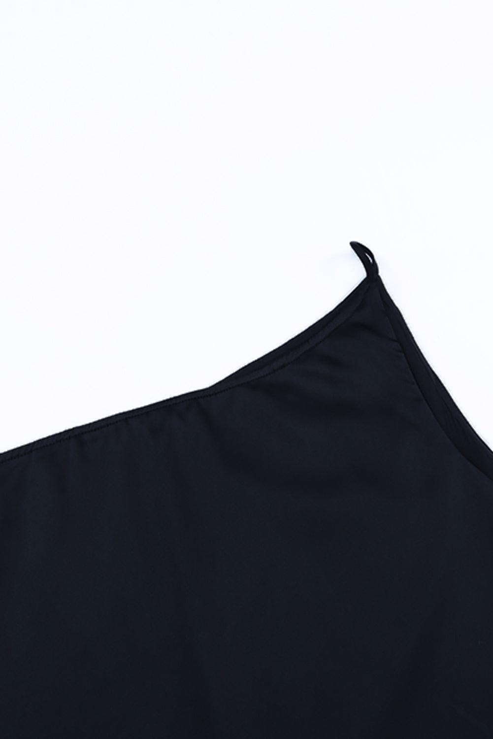 One-Shoulder Sleeveless Top BLUE ZONE PLANET