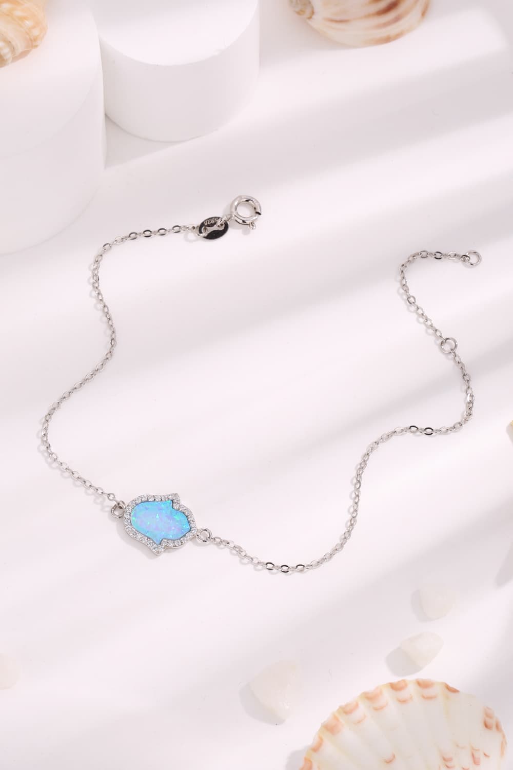 Opal 925 Sterling Silver Bracelet BLUE ZONE PLANET