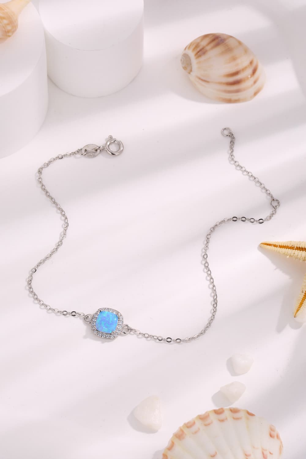 Opal Platinum-Plated Bracelet BLUE ZONE PLANET