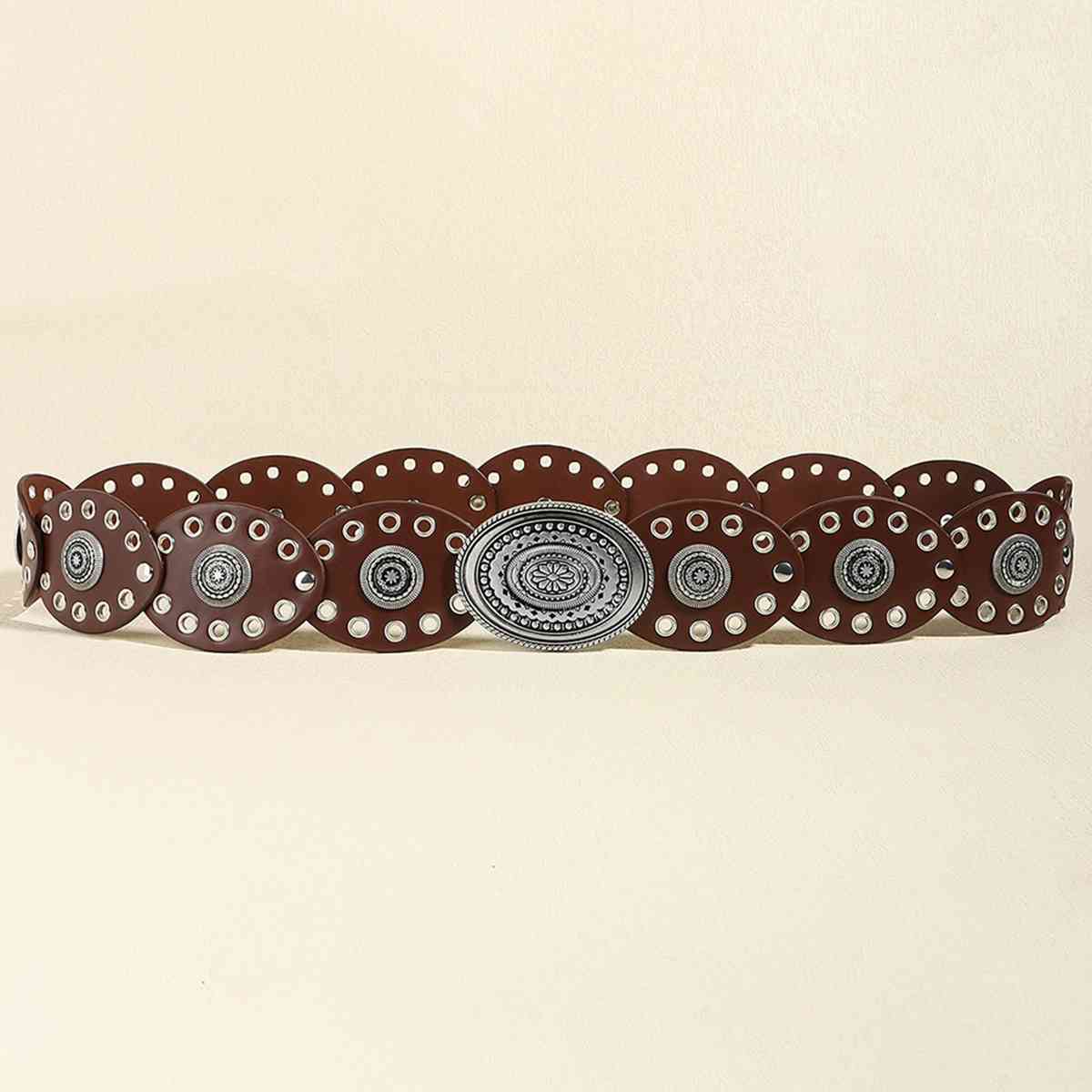 Oval PU Belt BLUE ZONE PLANET