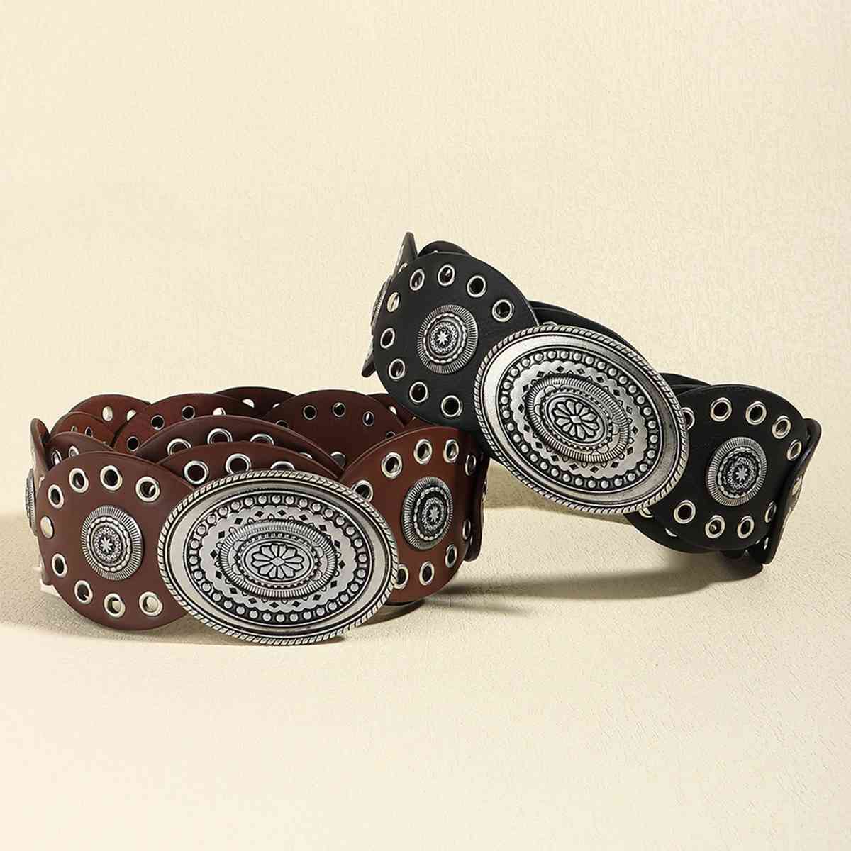 Oval PU Belt BLUE ZONE PLANET