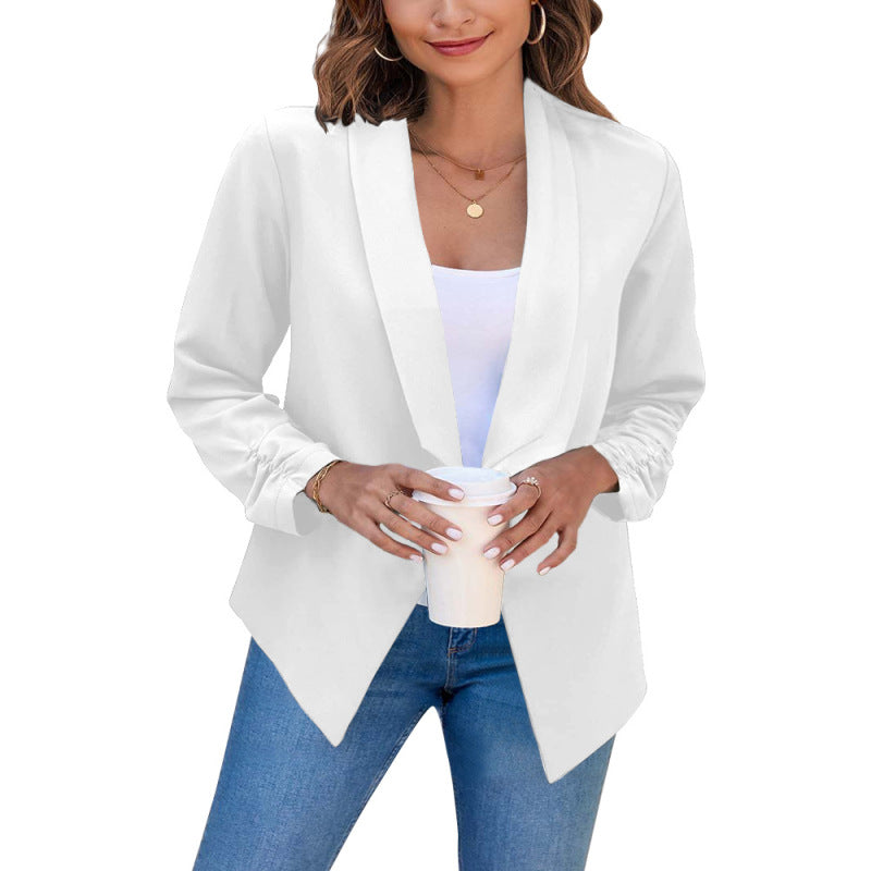 Blue Zone Planet | coat double-layer suit lapel small suit BLUE ZONE PLANET