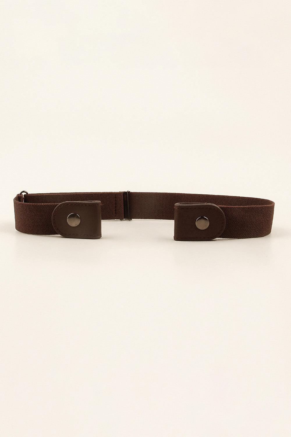 PU Elastic Snap Closure Belt BLUE ZONE PLANET