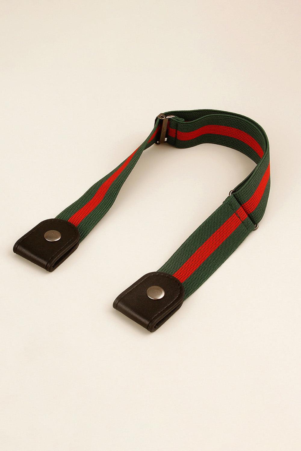 PU Elastic Snap Closure Belt BLUE ZONE PLANET