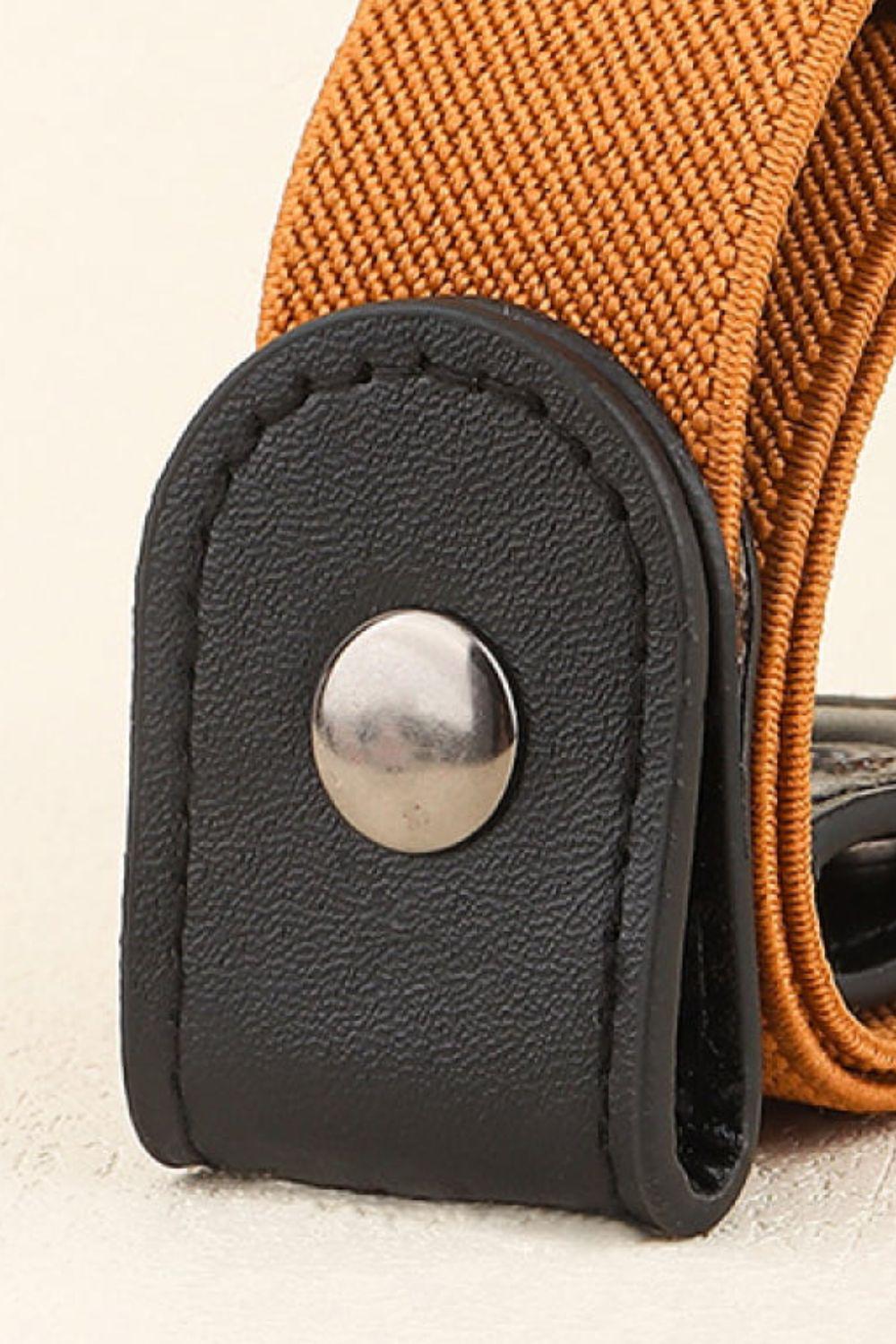 PU Elastic Snap Closure Belt BLUE ZONE PLANET