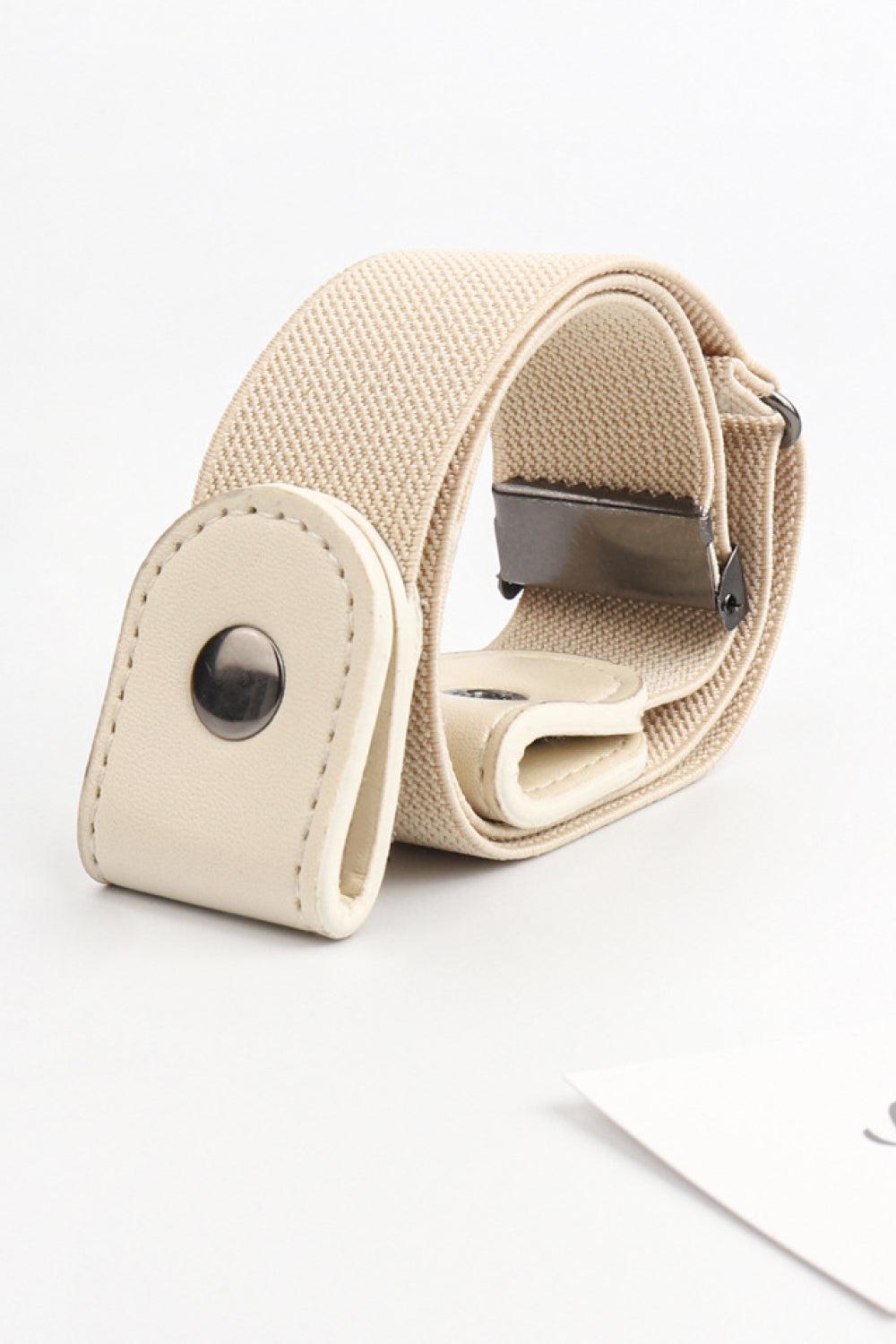PU Elastic Snap Closure Belt BLUE ZONE PLANET