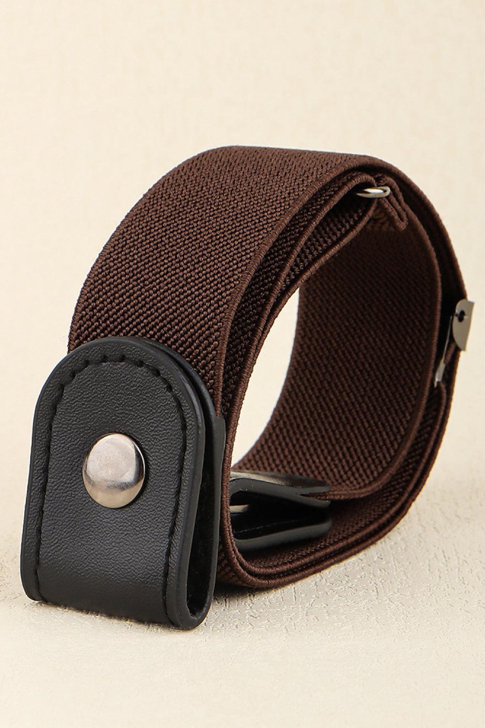 PU Elastic Snap Closure Belt BLUE ZONE PLANET