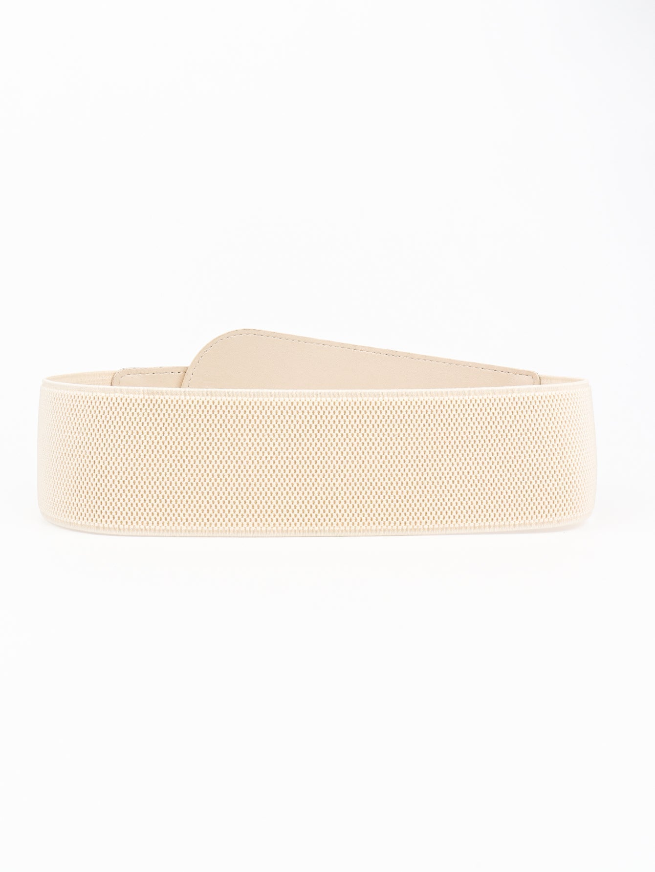 PU Elastic Wide Belt with Alloy Buckle BLUE ZONE PLANET