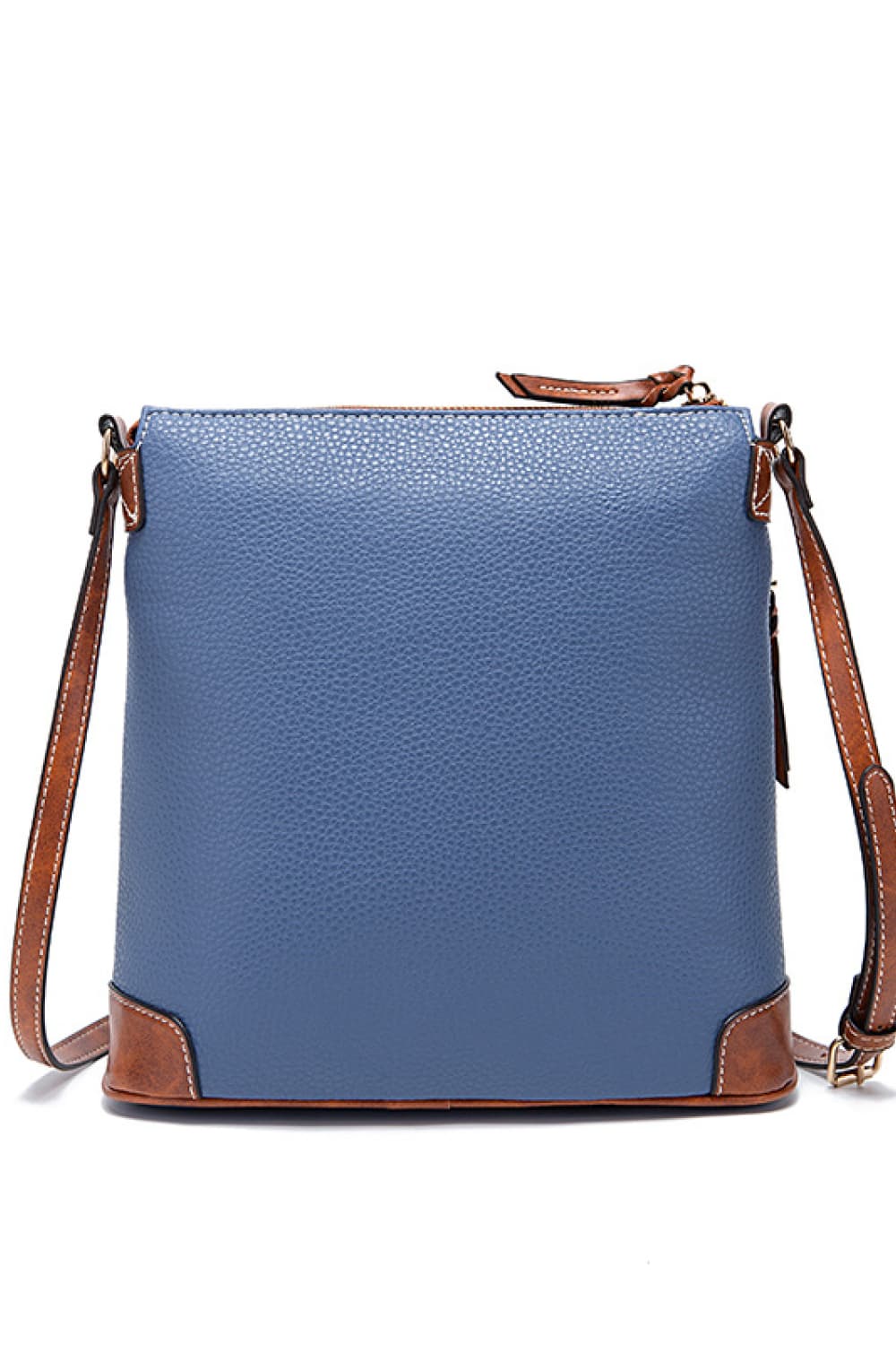 PU Leather Crossbody Bag BLUE ZONE PLANET