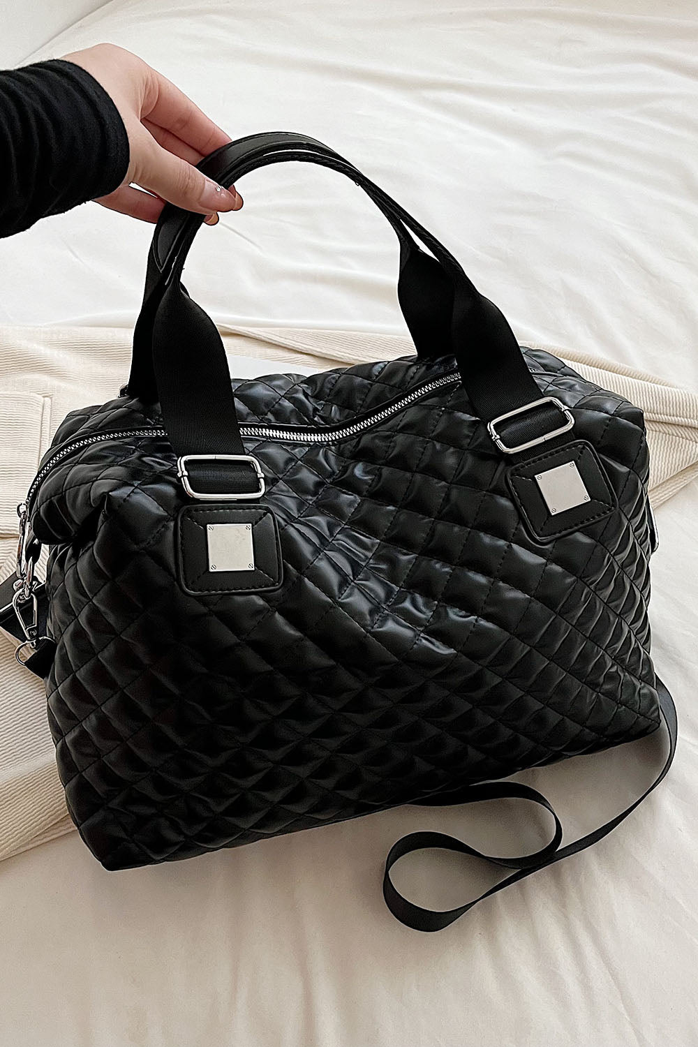 PU Leather Handbag BLUE ZONE PLANET