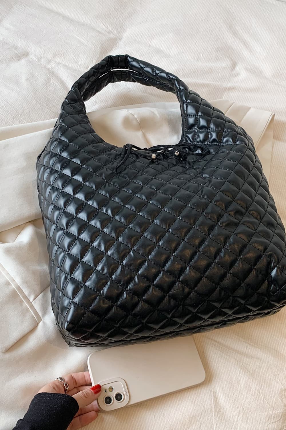 PU Leather Handbag BLUE ZONE PLANET