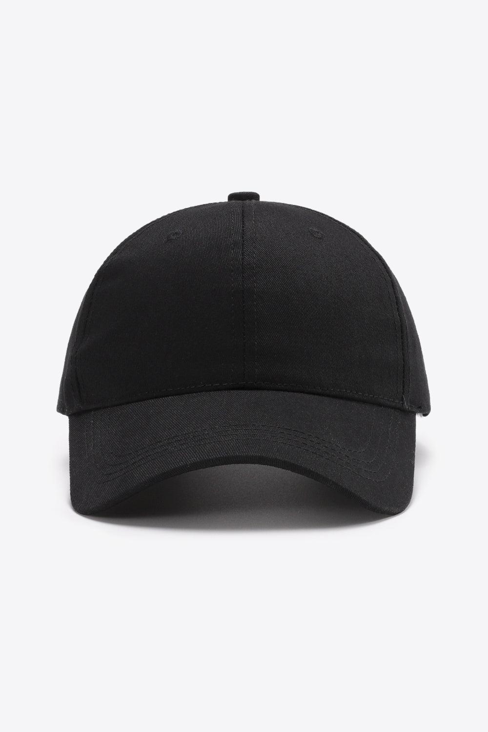 Plain Adjustable Cotton Baseball Cap BLUE ZONE PLANET