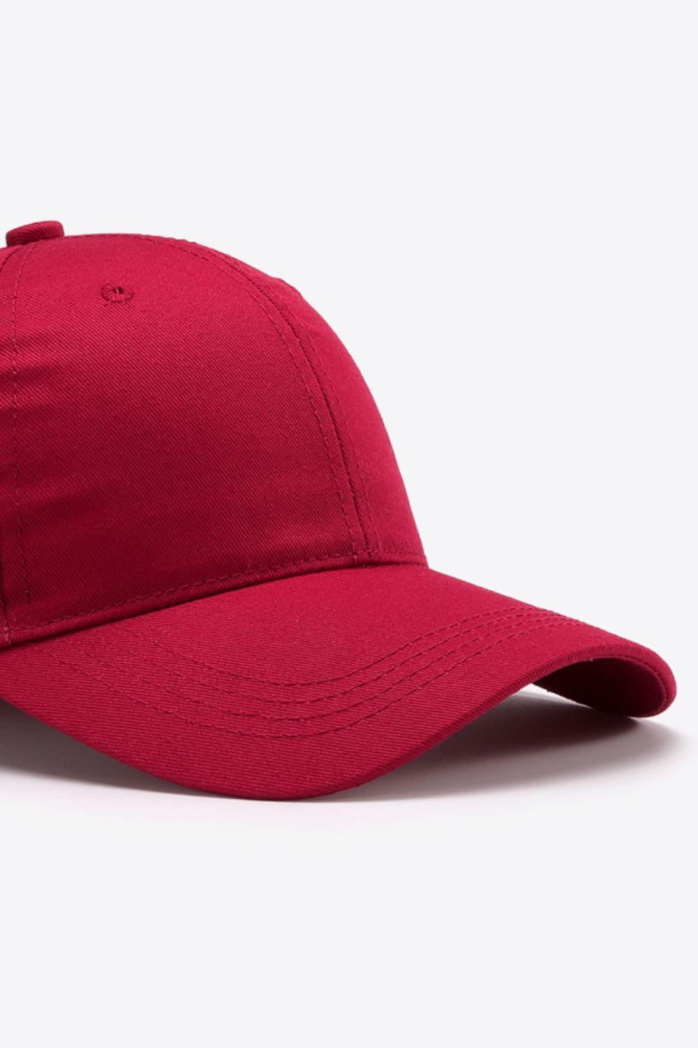 Plain Adjustable Cotton Baseball Cap BLUE ZONE PLANET