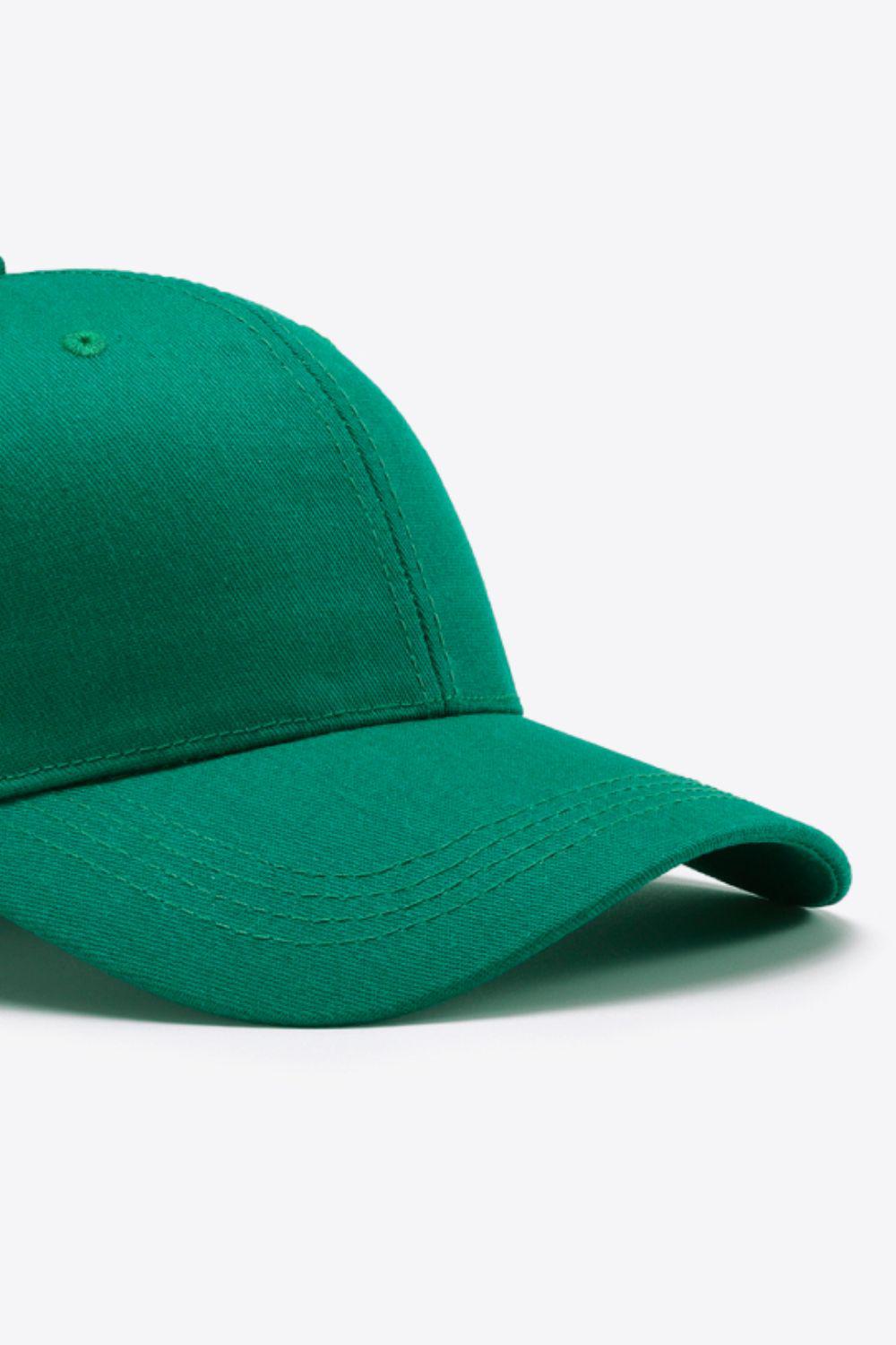 Plain Adjustable Cotton Baseball Cap BLUE ZONE PLANET