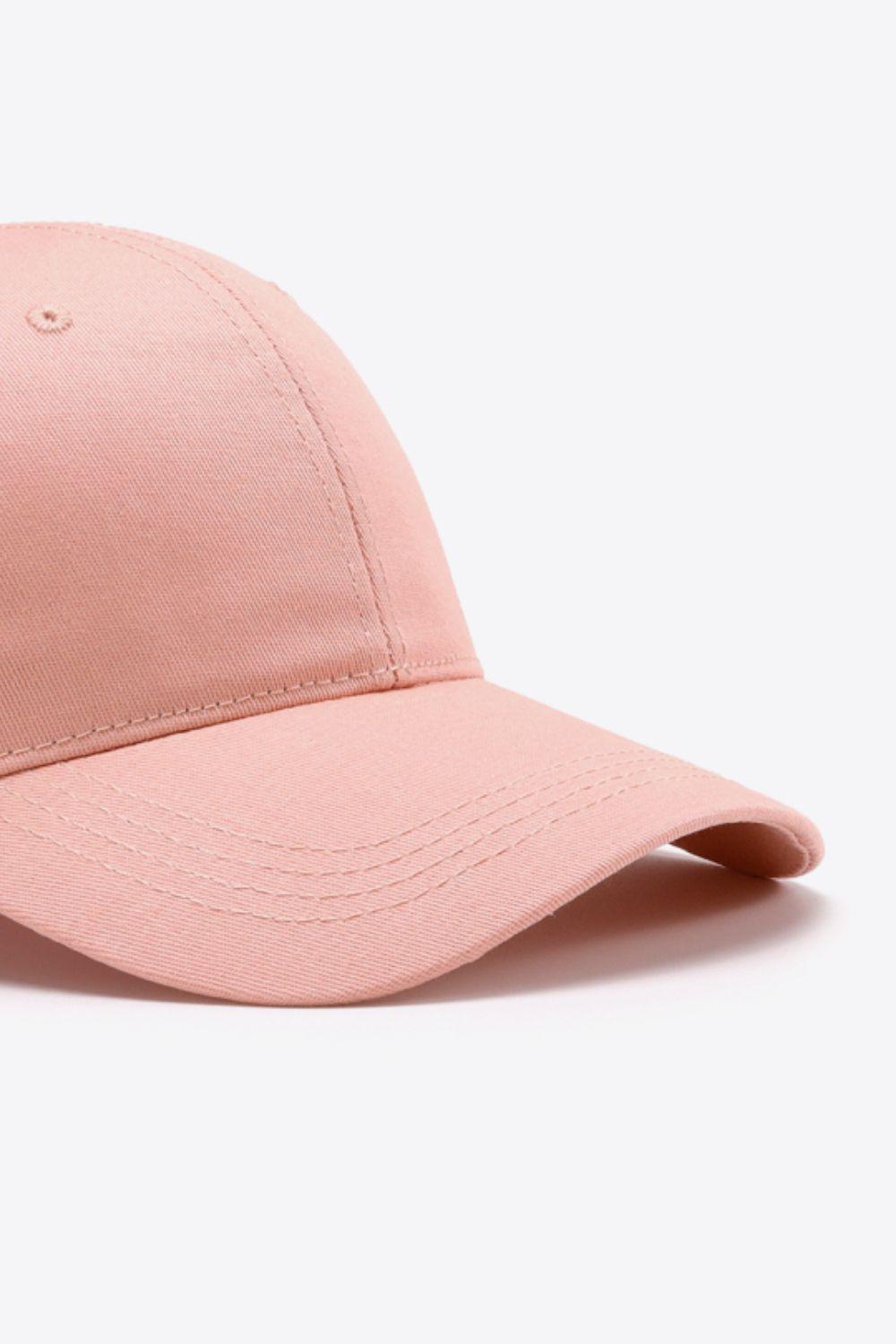 Plain Adjustable Cotton Baseball Cap BLUE ZONE PLANET
