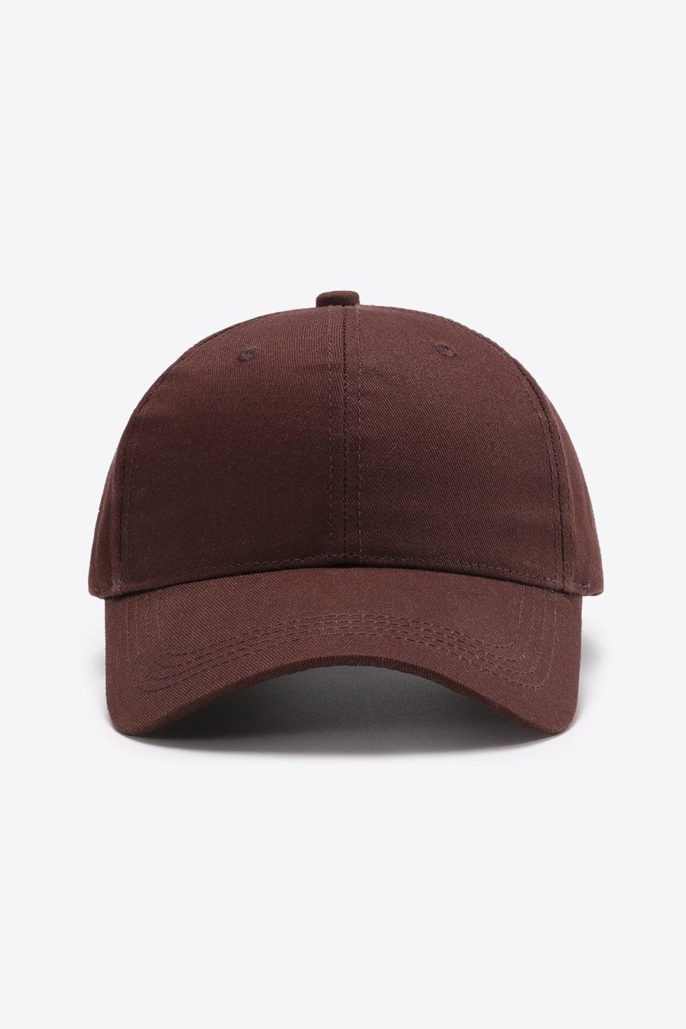 Plain Adjustable Cotton Baseball Cap BLUE ZONE PLANET