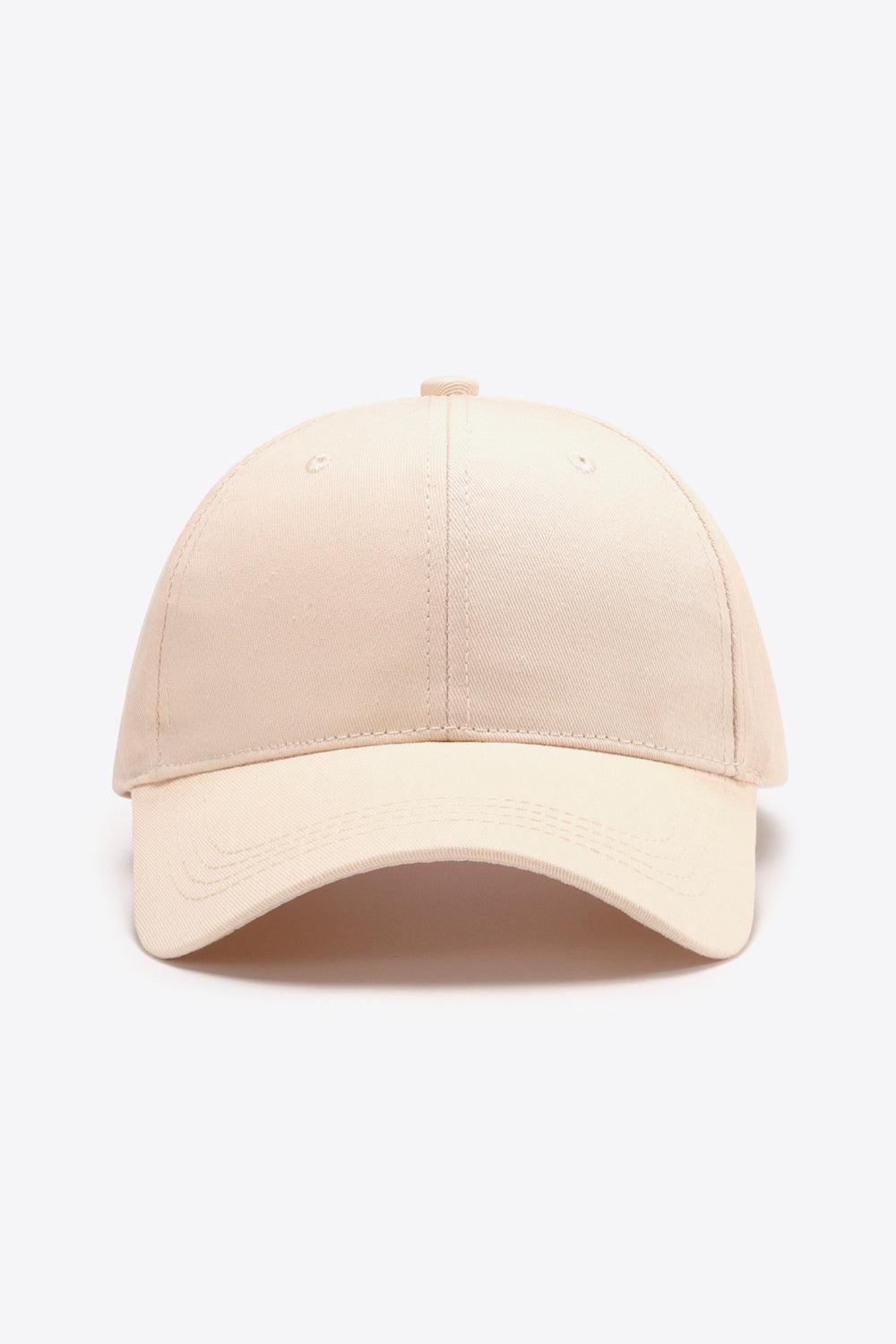 Plain Adjustable Cotton Baseball Cap BLUE ZONE PLANET